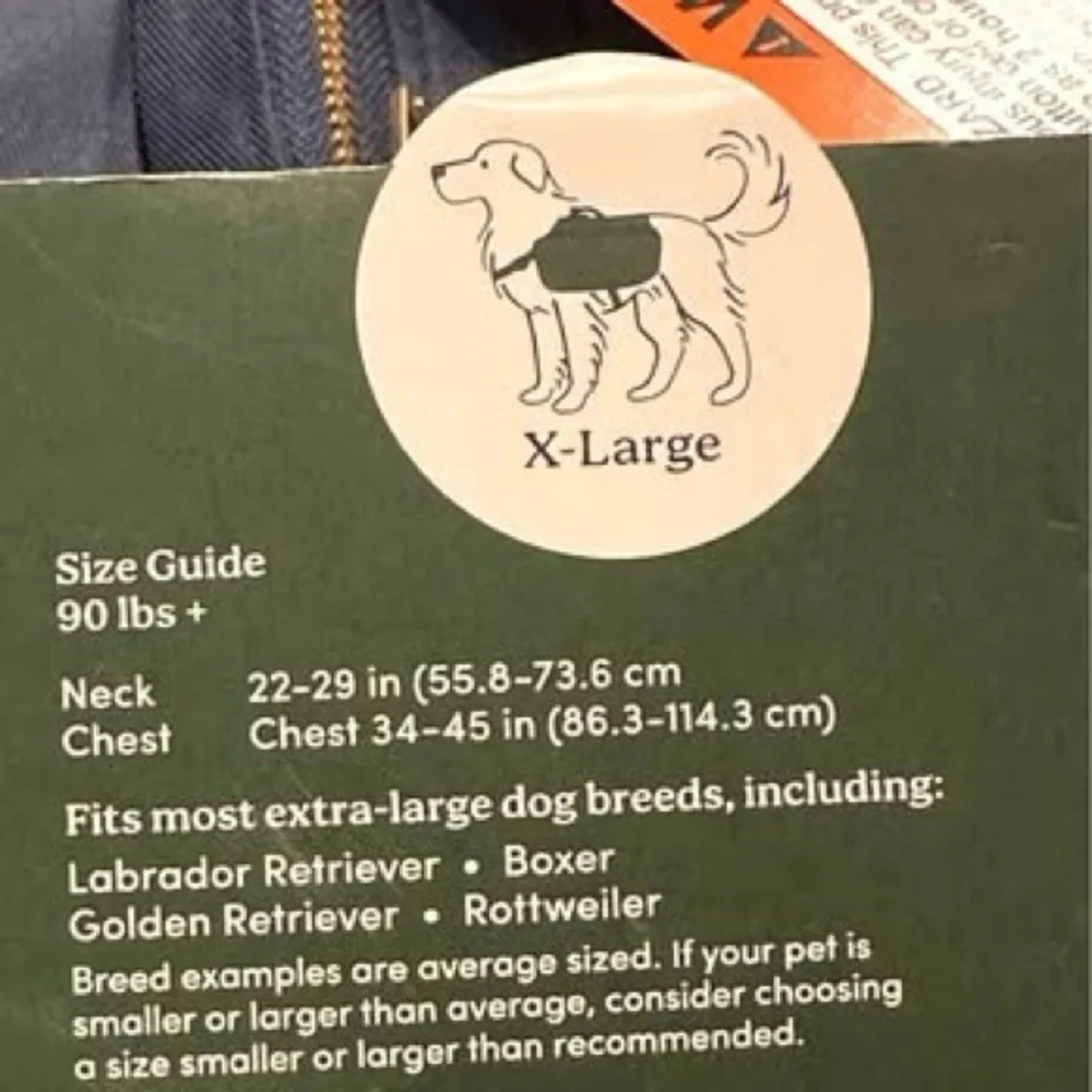 The cuddle collab,  dog harness backpack, xl, ‎ NEW WITH TAGS!!